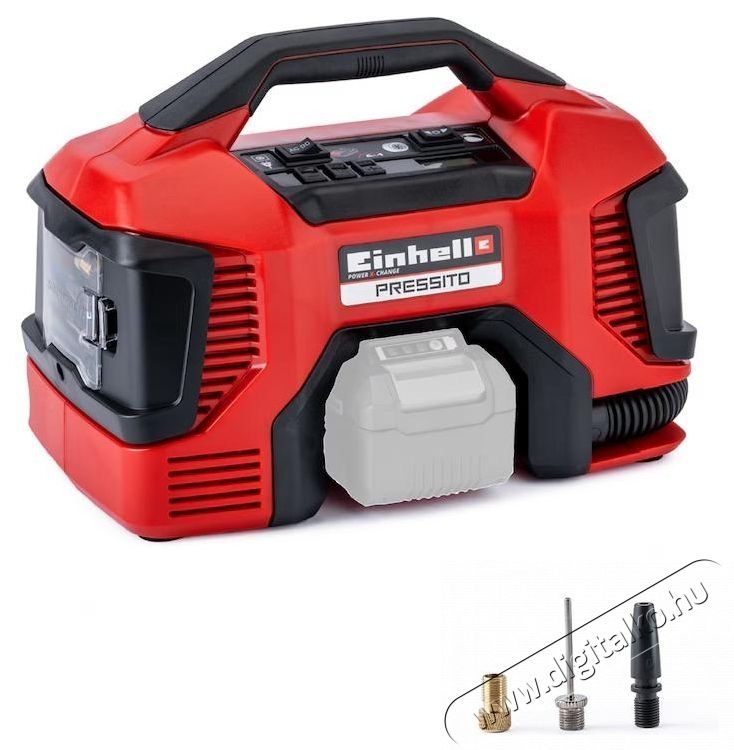Einhell TE-AC 18/11 LiAC - Solo PXC Pressito akkus hibrid kompresszor H&aacute;ztart&aacute;s / Otthon / K&uuml;lt&eacute;r - Szersz&aacute;m - Kompresszor - 535141