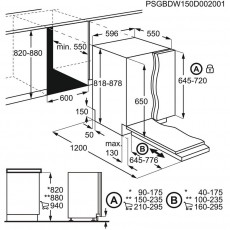 Electrolux EES47320L 13 terítékes beépíthető mosogatógép Konyhai termékek - Mosogatógép - Normál (60cm) beépíthető mosogatógép - 353829