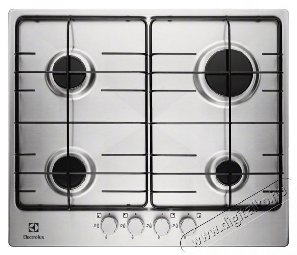 Electrolux EGG6242NOX gázfőzőlap Konyhai termékek - Sütő-főzőlap, tűzhely (beépíthető) - Gázfőzőlap (beépíthető) - 285552