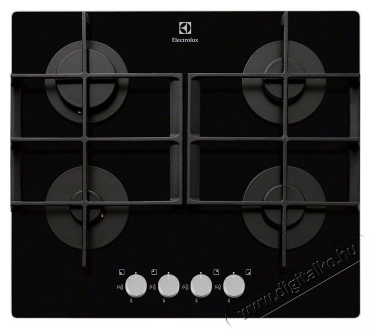 Electrolux EGT6342YOK gázfőzőlap Konyhai termékek - Sütő-főzőlap, tűzhely (beépíthető) - Gázfőzőlap (beépíthető) - 285551