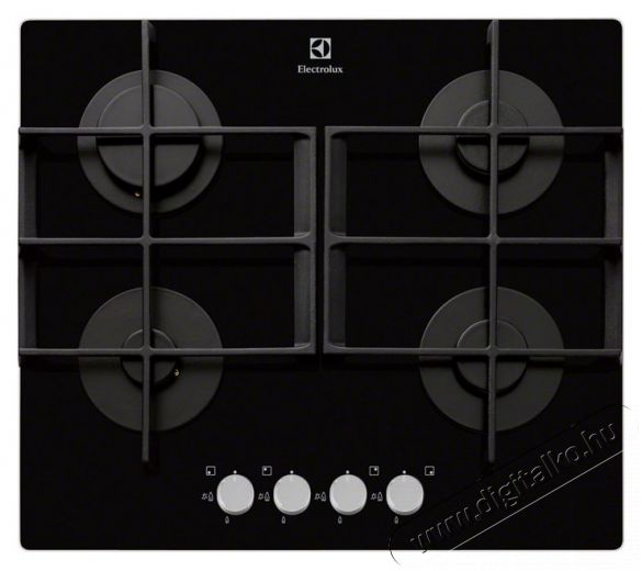 Electrolux EGT6342YOK gázfőzőlap Konyhai termékek - Sütő-főzőlap, tűzhely (beépíthető) - Gázfőzőlap (beépíthető) - 285551
