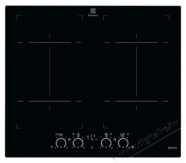 Electrolux EHL6740IAZ indukciós főzőlap Konyhai termékek - Sütő-főzőlap, tűzhely (beépíthető) - Indukciós főzőlap (beépíthető) - 331923