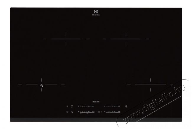 Electrolux EHR8540FHK indukciós főzőlap Konyhai termékek - Sütő-főzőlap, tűzhely (beépíthető) - Indukciós főzőlap (beépíthető) - 295152