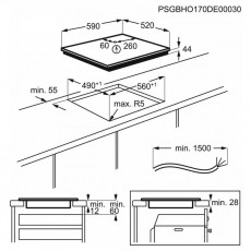 Electrolux EIV63440BW beépíthető indukciós főzőlap Konyhai termékek - Sütő-főzőlap, tűzhely (beépíthető) - Indukciós főzőlap (beépíthető) - 340617