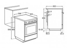 Electrolux EKK 6450 AOW kombinált tűzhely Konyhai termékek - Sütő-főzőlap, tűzhely (szabadonálló) - Kombinált tűzhely (szabadonálló) - 307188