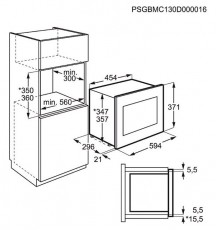 Electrolux EMS17006OX mikrohullámú sütő Konyhai termékek - Mikrohullámú sütő - Mikrohullámú sütő (beépíthető) - 285519