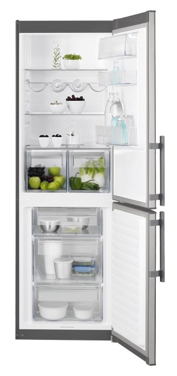 Electrolux EN3601JOX hűtőszekrény Konyhai termékek - Hűtő, fagyasztó (szabadonálló) - Alulfagyasztós kombinált hűtő - 285797