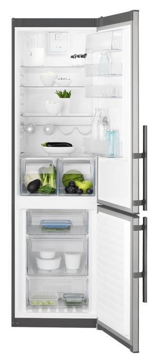 Electrolux EN3853MOX hűtőszekrény Konyhai termékek - Hűtő, fagyasztó (szabadonálló) - Alulfagyasztós kombinált hűtő - 288362