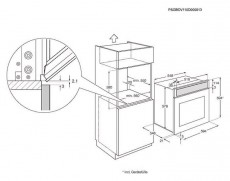 Electrolux EOB8851AOX elektromos sütő Konyhai termékek - Sütő-főzőlap, tűzhely (beépíthető) - Sütő (beépíthető) - 285556