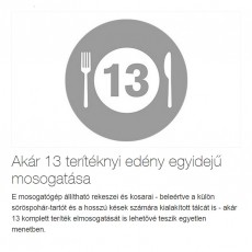 Electrolux ESF5541LOX mosogatógép Konyhai termékek - Mosogatógép - Normál (60cm) szabadonálló mosogatógép - 288343