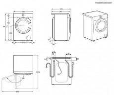 Electrolux EW7W4684W elöltöltős mosógép Háztartás / Otthon / Kültér - Mosógép / szárítógép - Elöltöltős normál (60cm-ig) mosógép - 340631