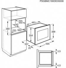 Electrolux LMS4253TMX beépíthető mikrohullámú sütő Konyhai termékek - Mikrohullámú sütő - Mikrohullámú sütő (beépíthető) - 353863