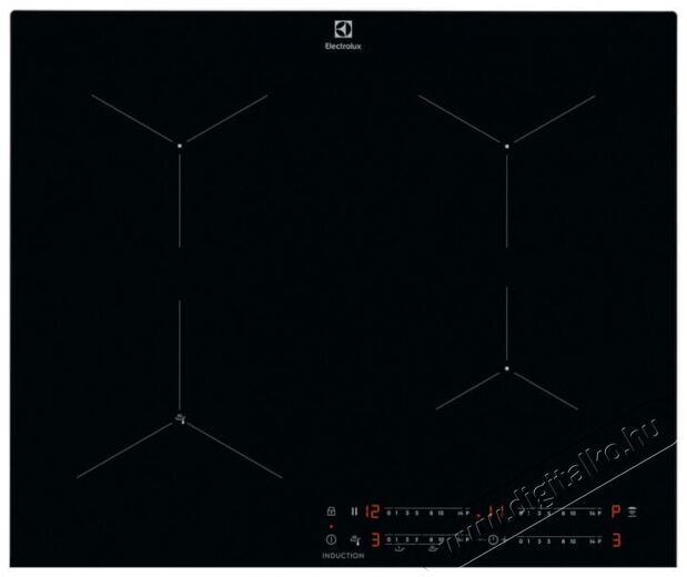 Electrolux EIS6134 Beépíthető indukciós főzőlap Konyhai termékek - Sütő-főzőlap, tűzhely (beépíthető) - Indukciós főzőlap (beépíthető) - 353830