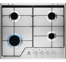 Electrolux KGS6424SX Beépíthető gáz főzőlap Konyhai termékek - Sütő-főzőlap, tűzhely (beépíthető) - Gázfőzőlap (beépíthető) - 362647