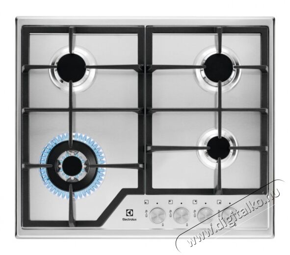 Electrolux KGS6436SX gázfőzőlap Konyhai termékek - Sütő-főzőlap, tűzhely (beépíthető) - Gázfőzőlap (beépíthető) - 340643
