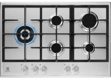 Electrolux KGS7566SX Beépíthető Gáz főzőlap Konyhai termékek - Sütő-főzőlap, tűzhely (beépíthető) - Gázfőzőlap (beépíthető) - 362645
