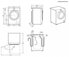 Electrolux EW8W261B mosó-szárítógép Háztartás / Otthon / Kültér - Mosógép / szárítógép - Mosó-szárítógép - 340637