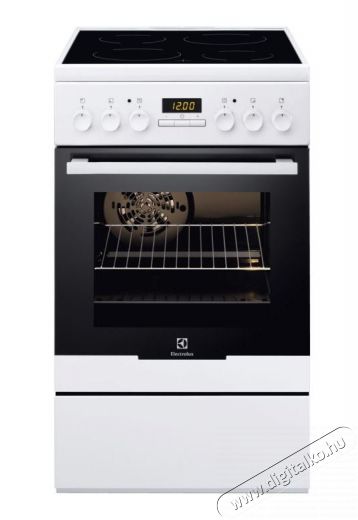 Electrolux EKC54350OW kerámialapos tűzhely Konyhai termékek - Sütő-főzőlap, tűzhely (szabadonálló) - Elektromos tűzhely (szabadonálló) - 353834