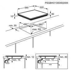 Electrolux EHH6240ISK indukciós főzőlap Konyhai termékek - Sütő-főzőlap, tűzhely (beépíthető) - Indukciós főzőlap (beépíthető) - 285546