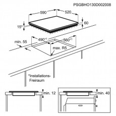 Electrolux EHH6240ISK indukciós főzőlap Konyhai termékek - Sütő-főzőlap, tűzhely (beépíthető) - Indukciós főzőlap (beépíthető) - 285546