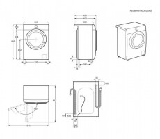 Electrolux EW6S406BX keskeny elöltöltős mosógép Háztartás / Otthon / Kültér - Mosógép / szárítógép - Elöltöltős keskeny (45cm-ig) mosógép - 350159