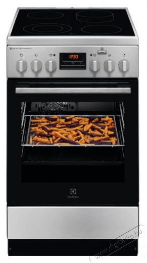 Electrolux LKR564200X Kerámialapos tűzhely Konyhai termékek - Sütő-főzőlap, tűzhely (szabadonálló) - Elektromos tűzhely (szabadonálló) - 372096