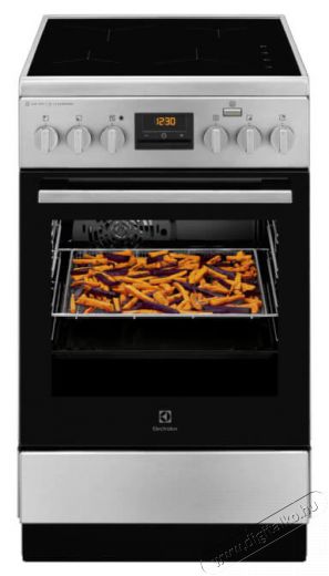 Electrolux LKI564201X Kerámialapos indukciós tűzhely Konyhai termékek - Sütő-főzőlap, tűzhely (szabadonálló) - Elektromos tűzhely (szabadonálló) - 372085