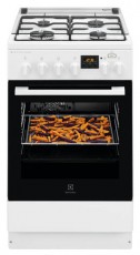 Electrolux LKK560205W Kombinált tűzhely Konyhai termékek - Sütő-főzőlap, tűzhely (szabadonálló) - Kombinált tűzhely (szabadonálló) - 372090