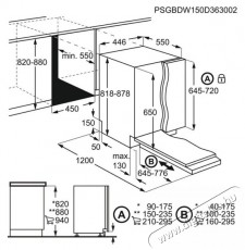 Electrolux EEG62310L beépíthető keskeny mosogatógép Konyhai termékek - Mosogatógép - Keskeny (45cm-ig) beépíthető mosogatógép - 372026