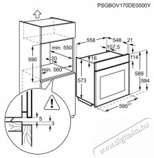 Electrolux EOC6P77WX beépíthető sütő Konyhai termékek - Sütő-főzőlap, tűzhely (beépíthető) - Sütő (beépíthető) - 372039