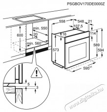 Electrolux EOC6P77WX beépíthető sütő Konyhai termékek - Sütő-főzőlap, tűzhely (beépíthető) - Sütő (beépíthető) - 372039