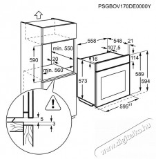 Electrolux EOD6P66WX be&eacute;p&iacute;thető s&uuml;tő Konyhai term&eacute;kek - S&uuml;tő-főzőlap, tűzhely (be&eacute;p&iacute;thető) - S&uuml;tő (be&eacute;p&iacute;thető) - 372047