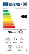 Electrolux EW6SN406WI Keskeny elöltöltős mosógép Háztartás / Otthon / Kültér - Mosógép / szárítógép - Elöltöltős keskeny (45cm-ig) mosógép - 383516