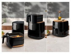 Electrolux EAF5B 700 fekete 5 L forrólevegős sütő Konyhai termékek - Konyhai kisgép (sütés / főzés / hűtés / ételkészítés) - Légkeveréses főzőgép / elektromos kukta / multifunkciós sütő - 495845