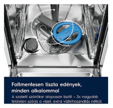 Electrolux ESS47420SX SatelliteClean inox mosogatógép Konyhai termékek - Mosogatógép - Normál (60cm) szabadonálló mosogatógép - 496626