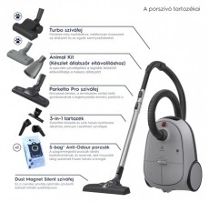 Electrolux EB61A5UG Animal 600 Porzsákos porszívó Háztartás / Otthon / Kültér - Porszívó / takarítógép - Porzsákos porszívó - 500957