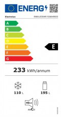 Electrolux ENB1LE30WR alulfagyasztós hűtőszekrény (K) Konyhai termékek - Hűtő, fagyasztó (szabadonálló) - Alulfagyasztós kombinált hűtő - 501476
