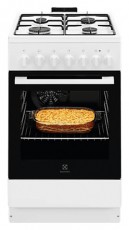 Electrolux LKK520032W kombinált fehér tűzhely Konyhai termékek - Sütő-főzőlap, tűzhely (szabadonálló) - Kombinált tűzhely (szabadonálló) - 501445