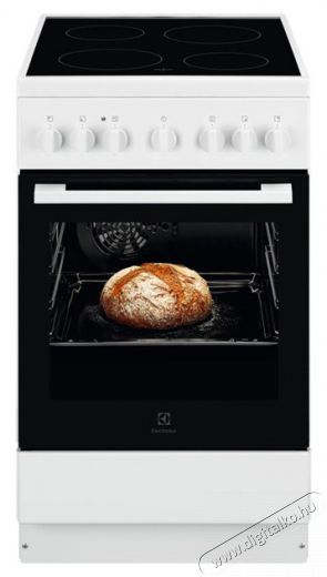 Electrolux LKR520066W fehér kerámialapos tűzhely Konyhai termékek - Sütő-főzőlap, tűzhely (szabadonálló) - Elektromos tűzhely (szabadonálló) - 501644