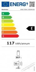 Electrolux KNB175EWR alulfagyasztós hűtőszekrény (K) Konyhai termékek - Hűtő, fagyasztó (szabadonálló) - Alulfagyasztós kombinált hűtő - 501483