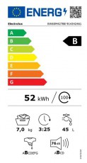 Electrolux EW6SM427BE PerfectCare keskeny elöltöltős mosógép Háztartás / Otthon / Kültér - Mosógép / szárítógép - Elöltöltős keskeny (45cm-ig) mosógép - 502589