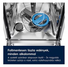 Electrolux EEG63410L MOSOGATÓGÉP BEÉPÍTHETŐ 10 TERÍTÉK Konyhai termékek - Mosogatógép - Normál (60cm) beépíthető mosogatógép - 502819