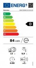 Electrolux ESA47300SW MOSOGATÓGÉP 13 TERÍTÉK Konyhai termékek - Mosogatógép - Normál (60cm) beépíthető mosogatógép - 502839