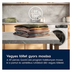 Electrolux EW7F3484UE MOSÓGÉP ELÖLTÖLTŐS GŐZ FUNKCIÓVAL Háztartás / Otthon / Kültér - Mosógép / szárítógép - Elöltöltős normál (60cm-ig) mosógép - 502788