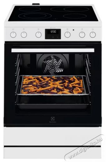 Electrolux LKR64022AW TŰZHELY KERÁMIALAPOS Konyhai termékek - Sütő-főzőlap, tűzhely (szabadonálló) - Elektromos tűzhely (szabadonálló) - 502809
