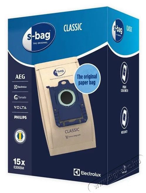 Electrolux E200SM Porzs&aacute;k H&aacute;ztart&aacute;s / Otthon / K&uuml;lt&eacute;r - Porsz&iacute;v&oacute; / takar&iacute;t&oacute;g&eacute;p - Porzs&aacute;k / portart&aacute;ly - 503870