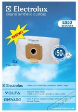 Electrolux ES53 Háztartás / Otthon / Kültér - Porszívó / takarítógép - Porzsák / portartály - 503512