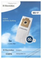 Electrolux ES17 Háztartás / Otthon / Kültér - Porszívó / takarítógép - Porzsák / portartály - 503535