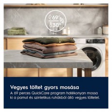 Electrolux EW7F4692EQ MOSÓGÉP ELÖLTÖLTŐS GŐZ FUNKCIÓVAL Háztartás / Otthon / Kültér - Mosógép / szárítógép - Elöltöltős normál (60cm-ig) mosógép - 505180