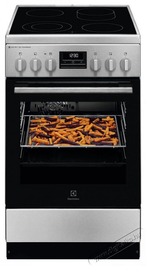 Electrolux LKR564255X Konyhai term&eacute;kek - S&uuml;tő-főzőlap, tűzhely (szabadon&aacute;ll&oacute;) - Elektromos tűzhely (szabadon&aacute;ll&oacute;) - 505218